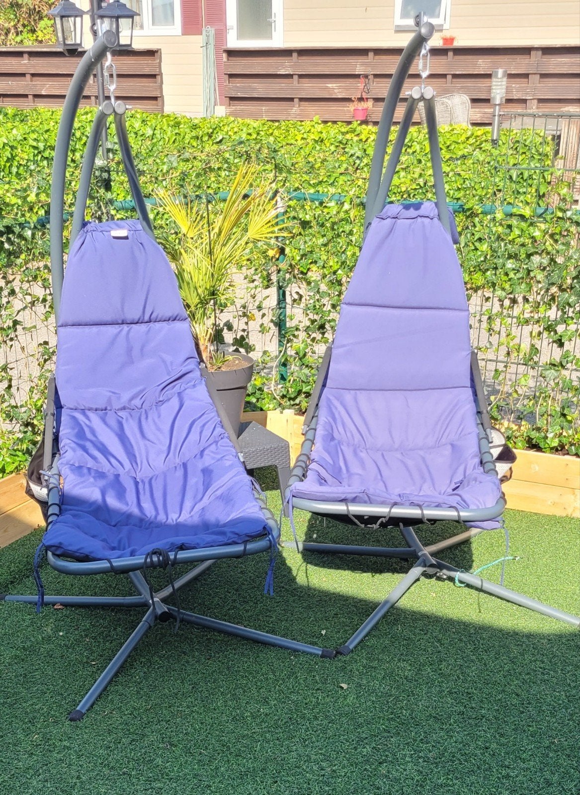 Hangstoel, Schommelstoel,moderne hangmat  met Zonnescherm, Ophalen, Nieuw
