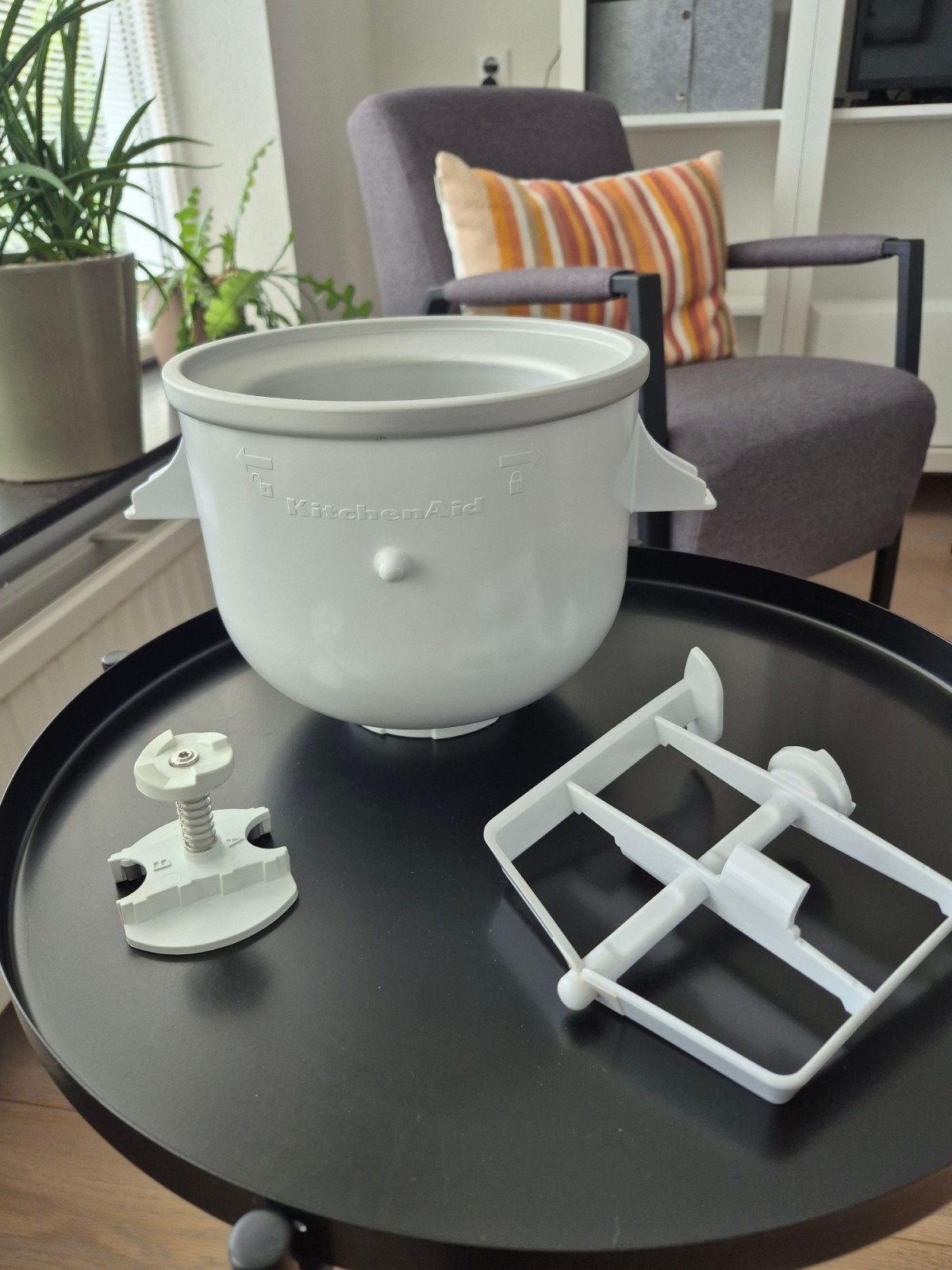 Kitchenaid ijsbereider compleet met gebruiksaanwijzing, Ophalen, Zo goed als nieuw