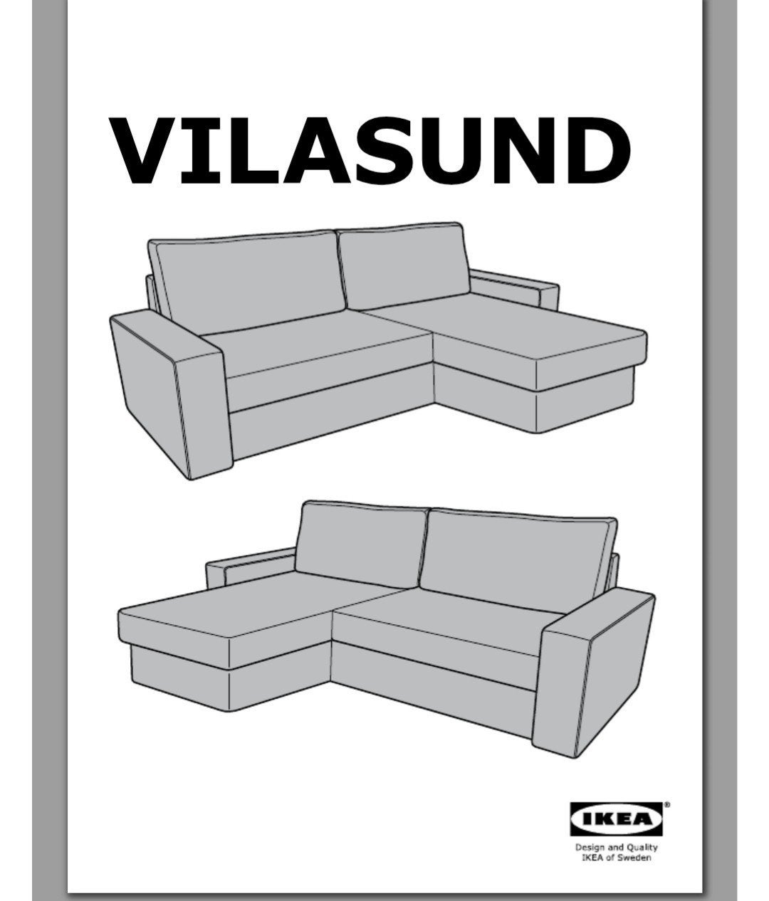 IKEA VILASUND slaapbank - NIEUW IN DOOS- ZONDER HOES, Ophalen, Nieuw, Tweepersoons