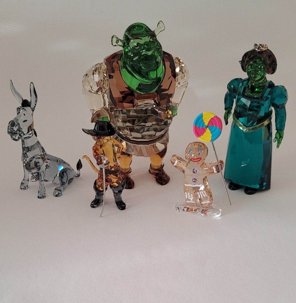 Swarovski, 2026 Shrek serie compleet. Kristallijn Shop., Swarovski@.com, Wattens, Nieuw, Ophalen of Verzenden