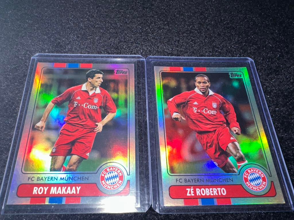 Roy Makaay & Zé Roberto Topps Bayern Munchen, Ophalen of Verzenden, Zo goed als nieuw, Meerdere plaatjes