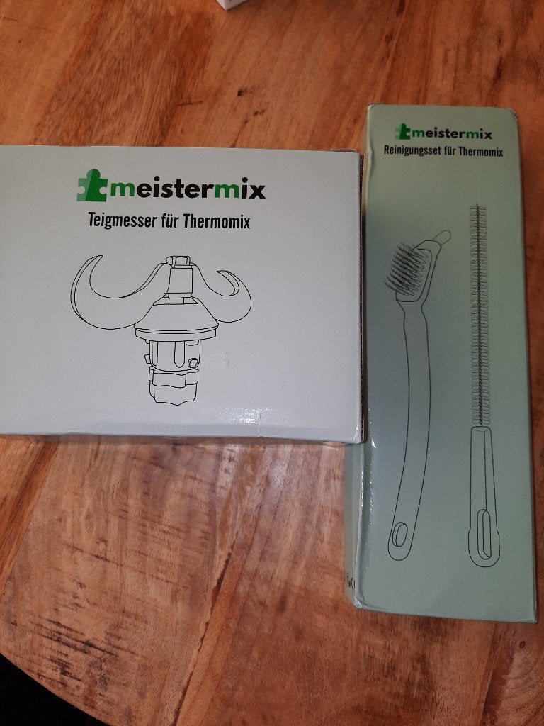 Meistermix deegmes voor de Thermomix en reinigingsset, 4 liter of meer, Verzenden, Nieuw, 3 snelheden of meer