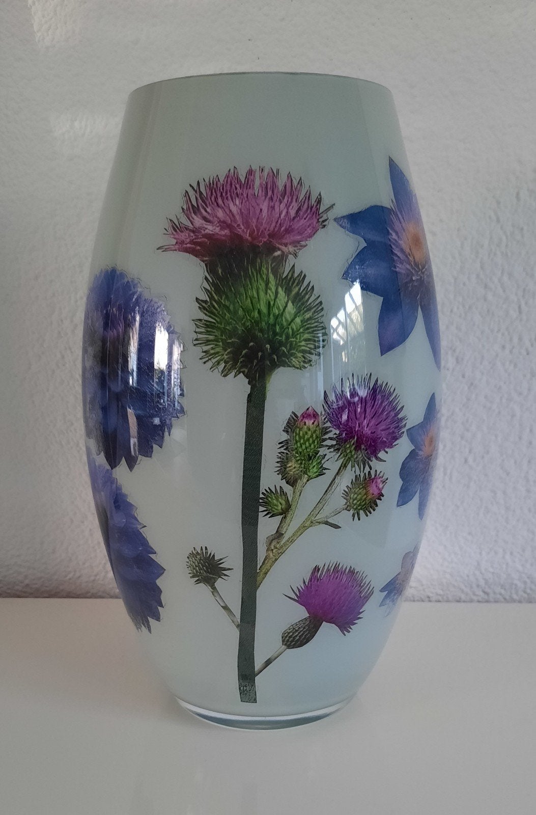 Vaas decoupage, Ophalen of Verzenden