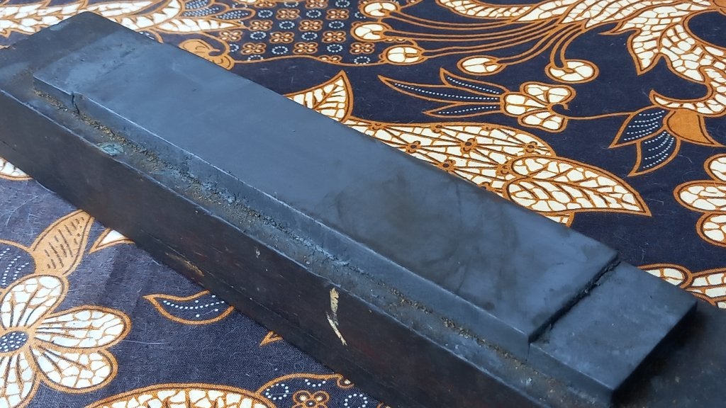 Originele zware antieke wetsteen in kistje uit Engeland., Ophalen of Verzenden