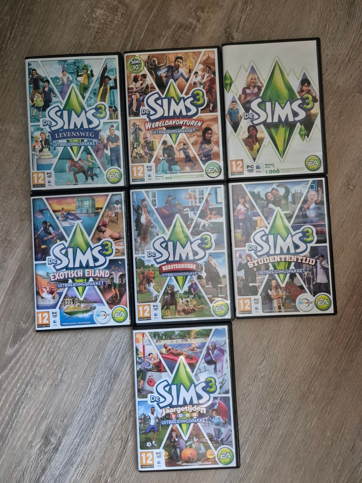 Mooie set De Sims 3 (PC/Mac) – Basisspel + uitbreidingsets, Gebruikt, 1 speler, Ophalen of Verzenden, Vanaf 12 jaar