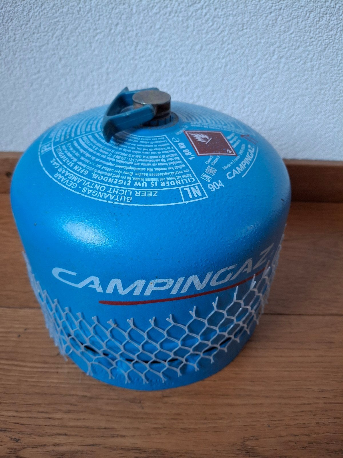 Campingaz gasfles 904 - voor 2/3 vol, Caravans en Kamperen, Kampeeraccessoires, Gebruikt, Ophalen