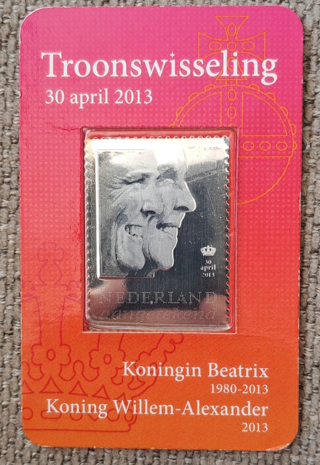 Troonswisseling 2013 Koningin Beatrix  Willem-Alexander, Ophalen of Verzenden, Koningin Beatrix, Euro's