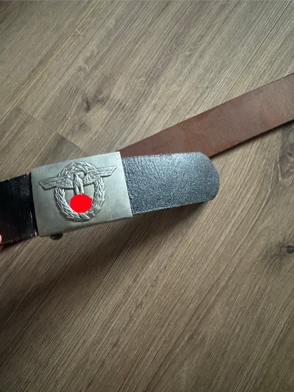 Polizei riem veldgendermarie, Verzamelen, Ophalen of Verzenden, Nederland, Kleding of Schoenen