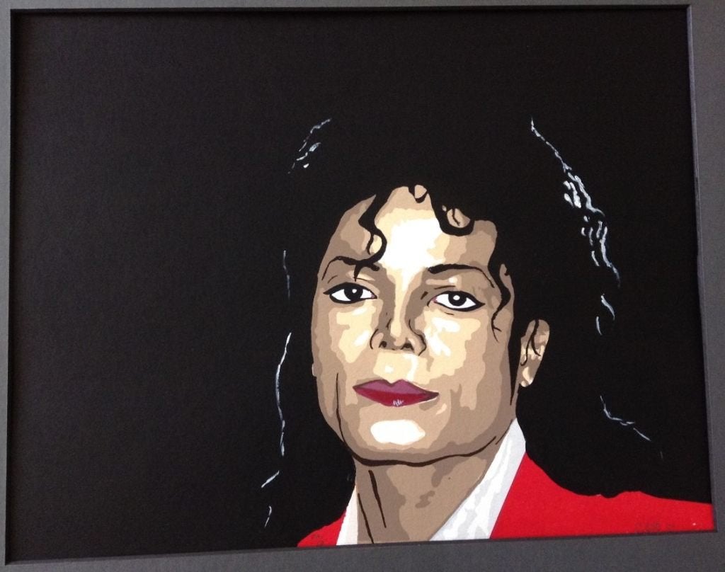 2009 - Odette KLEEBLATT - Michael Jackson, Ophalen, Personages en Fantasiefiguren, Zeefdruk