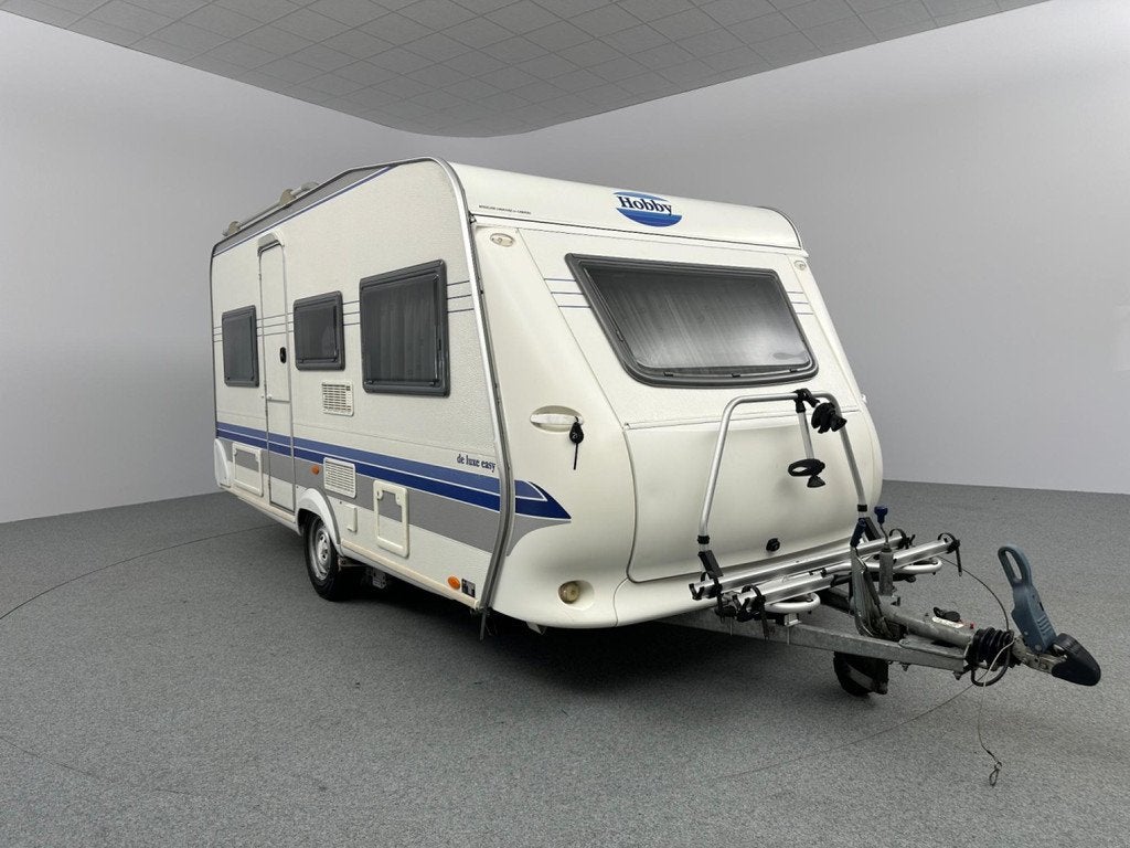 Hobby De Luxe Easy 450 UB Mover Voortent, Caravans en Kamperen, Vast bed, Hobby, Bedrijf, 750 - 1000 kg