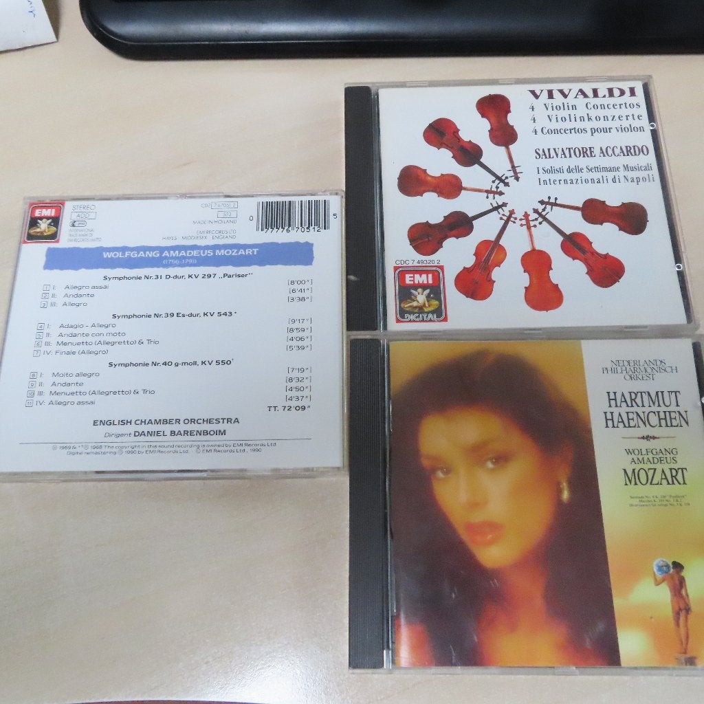 cds klassiek, Bach,Beethoven,Vivaldi, Mozart,Dvorak,Schubert, Verzenden, Classicisme, Zo goed als nieuw, Overige typen