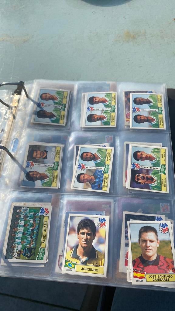 9 x panini wk 94, Verzamelen, Ophalen of Verzenden, Zo goed als nieuw, Buitenlandse clubs, Poster, Plaatje of Sticker