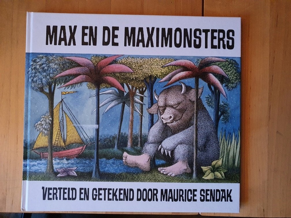 MAX  EN  DE  MAXIMONSTERS   van  Maurice Sendak, Ophalen of Verzenden, Gelezen, Fictie algemeen