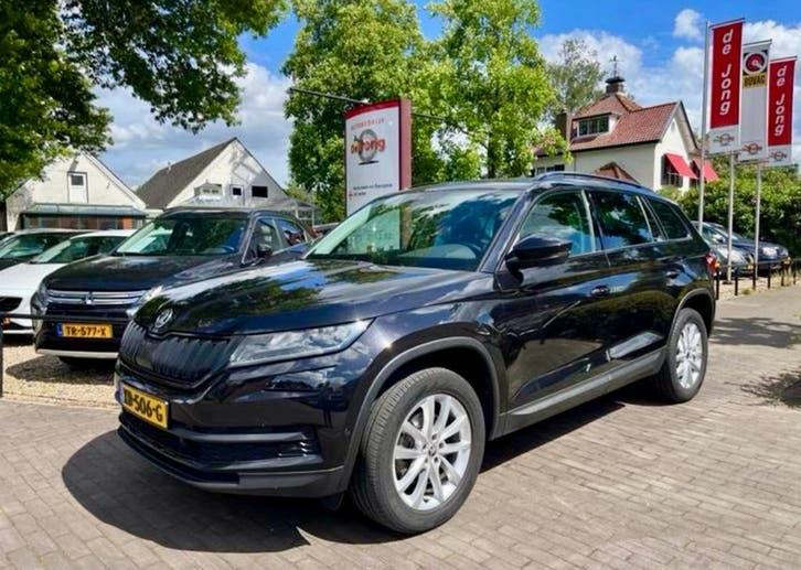 Skoda Kodiaq 1.5 TSI Greentech ACT 150pk 2018 Zwart, Auto's, Skoda, 1525 kg, Zwart, 4 cilinders, Zwart