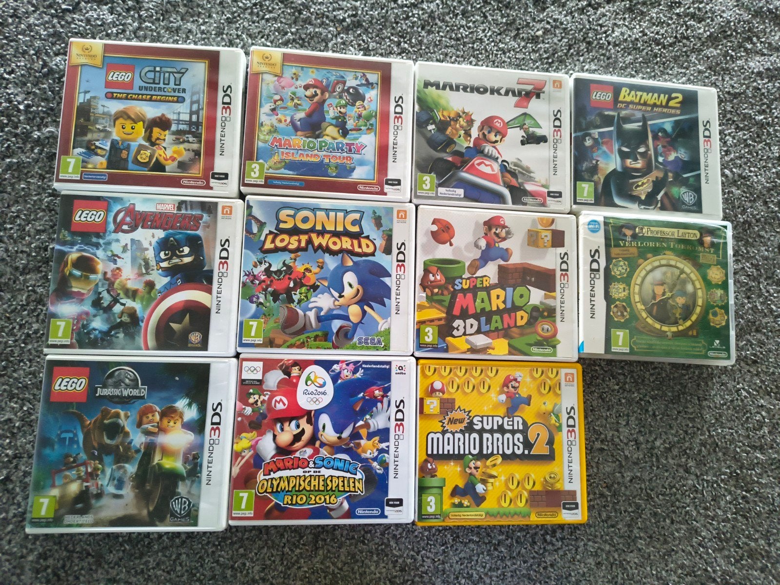 10 3ds games en 1 ds game compleet met boekjes, Spelcomputers en Games, Games | Nintendo 2DS en 3DS, Gebruikt, Overige genres