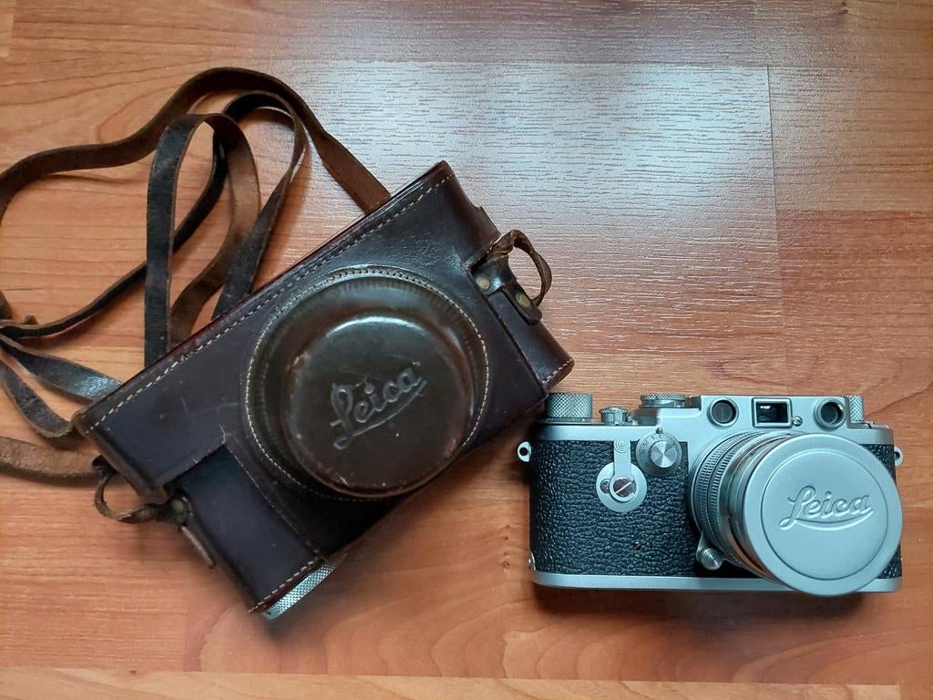 Vintage Leica DBP Ernst Leitz Wetzlar 35mm camera, Ophalen of Verzenden, Zo goed als nieuw, Overige Merken, Geen optische zoom