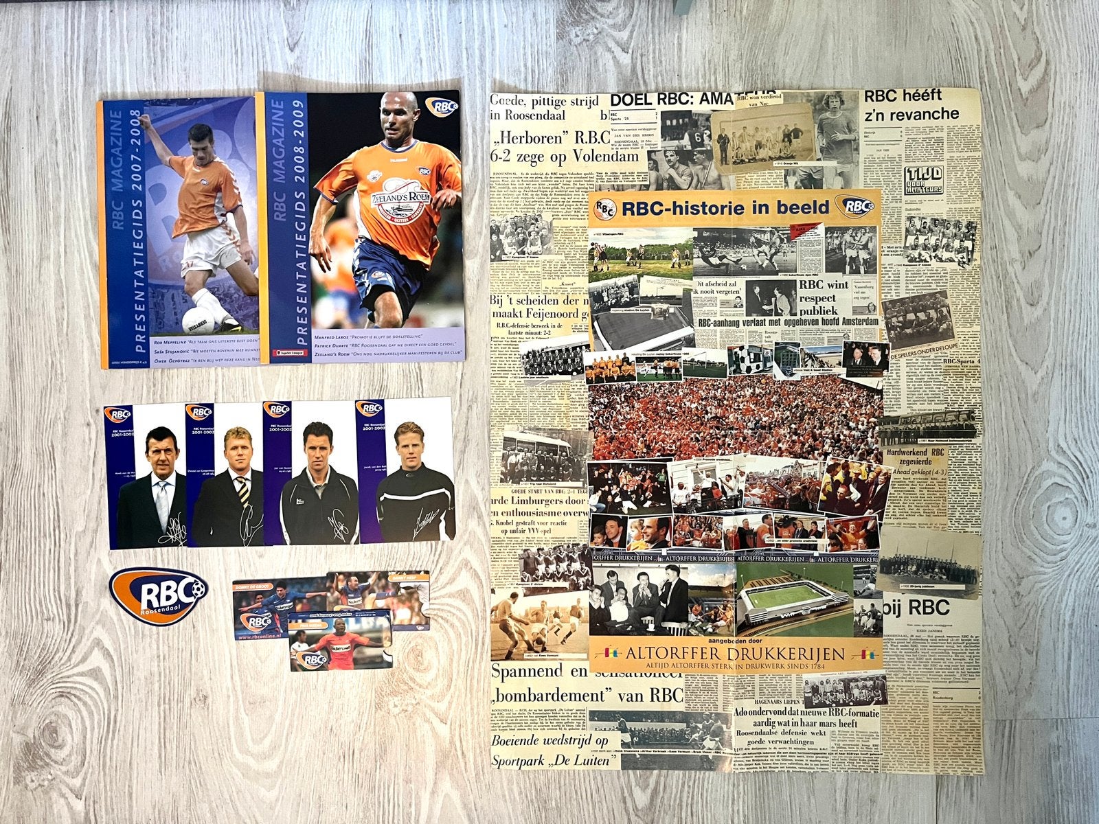 RBC Roosendaal pakket, Ophalen of Verzenden, Zo goed als nieuw, Overige binnenlandse clubs, Boek of Tijdschrift