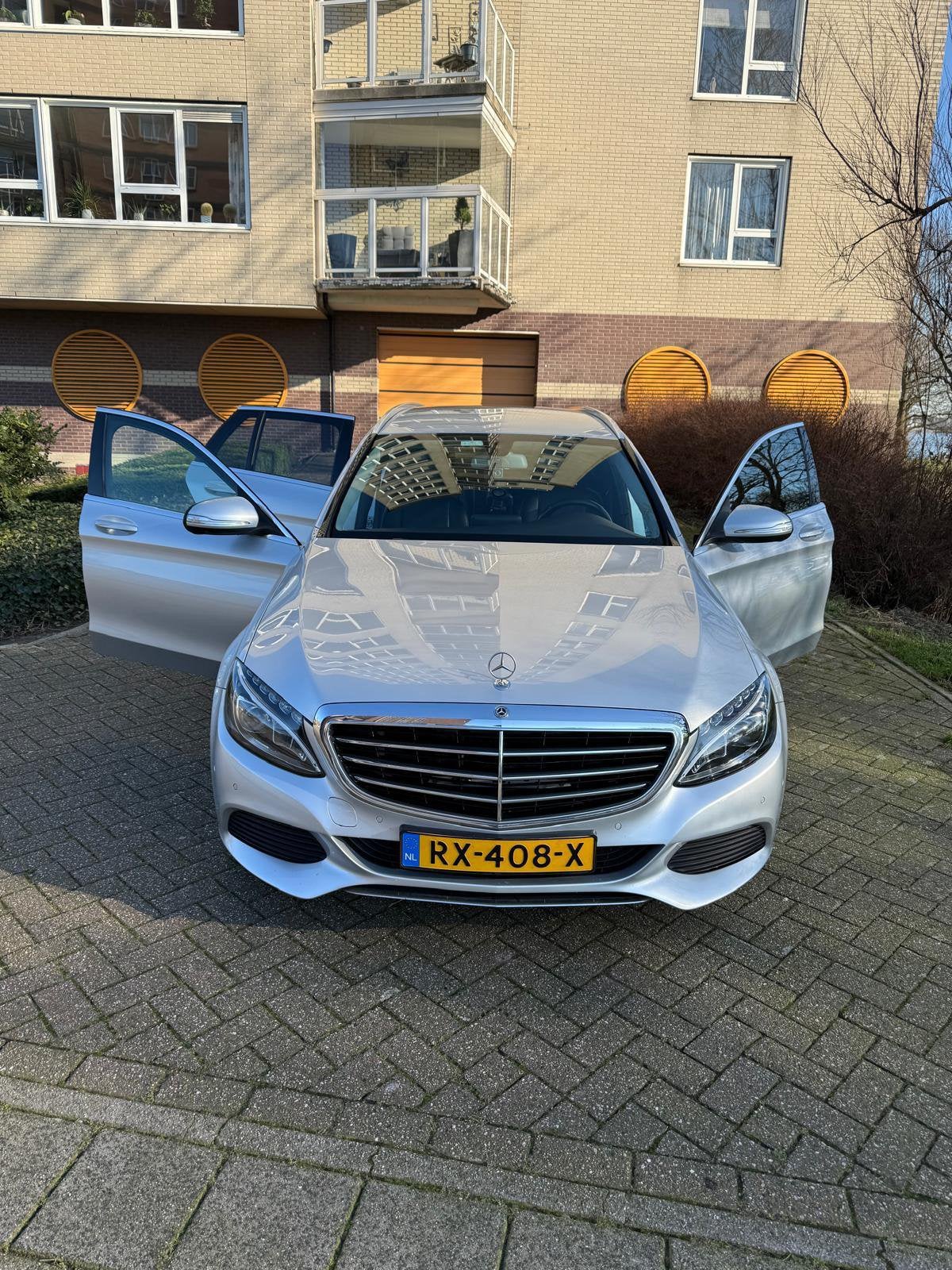 Mercedes-Benz C-Klasse C200 CDI 1.6 100KW Estate A7 2015, Auto's, Automaat, 4 cilinders, 23 km/l, Leder