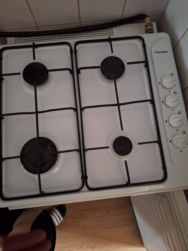 4 pitter, Ophalen, Gebruikt, 4 kookzones, Gas