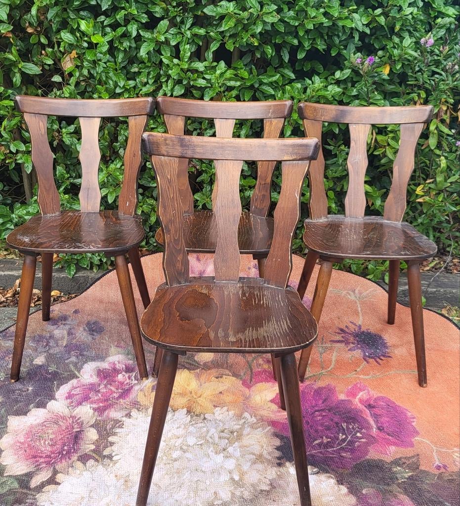 Vintage/Spaanse/Cafe/Stoelen/Stoel, Ophalen of Verzenden
