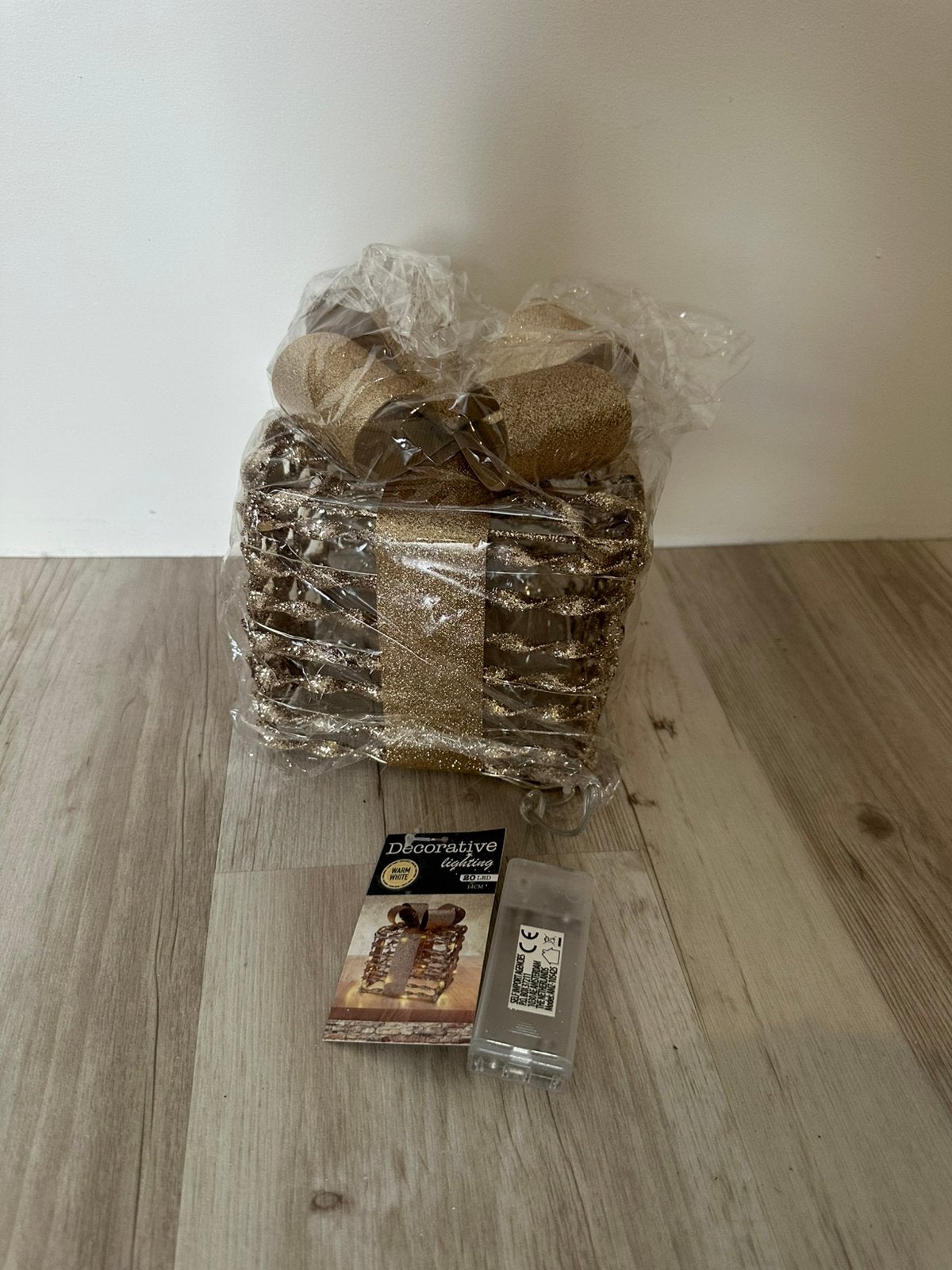 Kerst led verlichting cadeau nieuw! Goud, Ophalen of Verzenden, Nieuw