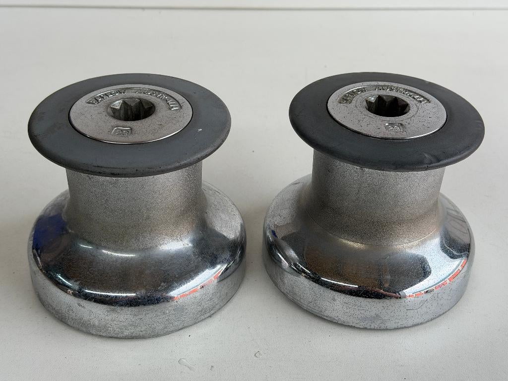 2 x Barlow 23 two speed lier, Ophalen of Verzenden, Gebruikt, Lijn of Blok