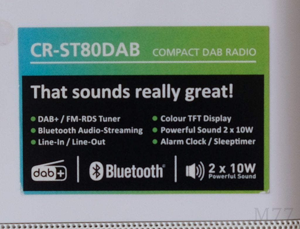 Kenwood CR-ST80DAB DAB+-/BT Radio, Ophalen of Verzenden, Zo goed als nieuw, Radio
