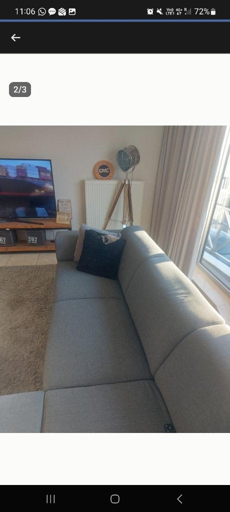 Gratis afhalen, hoekbank, Ophalen, 250 tot 300 cm, Gebruikt, Hoekbank