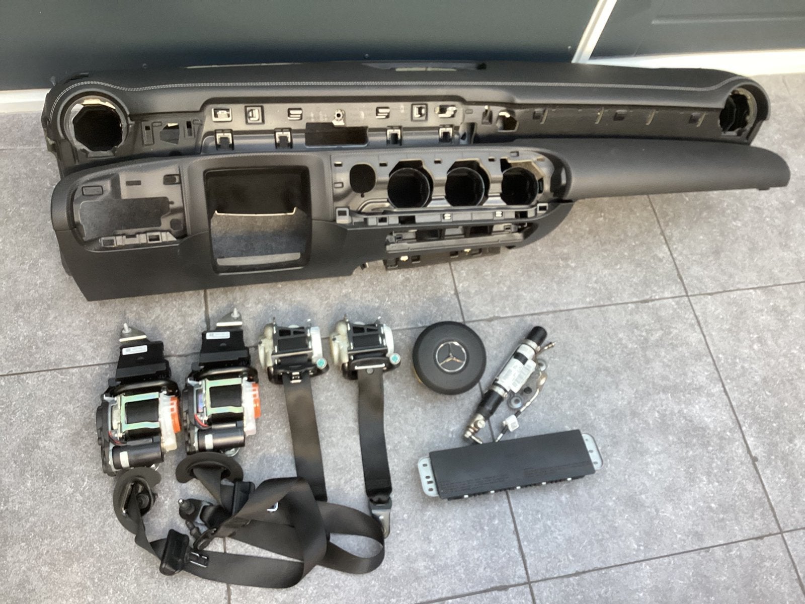 Mercedes A,CLA A45 AMG W177 W118 Dashboard  airbagset, Ophalen, Gebruikt, Mercedes-Benz