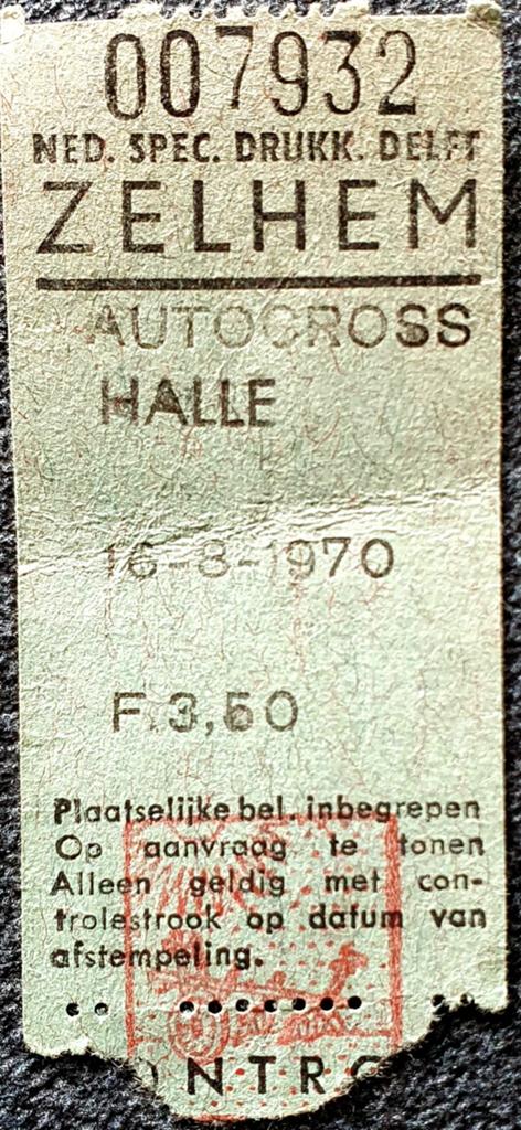Autocross Halle bij Zelhem 16 augustus 1970