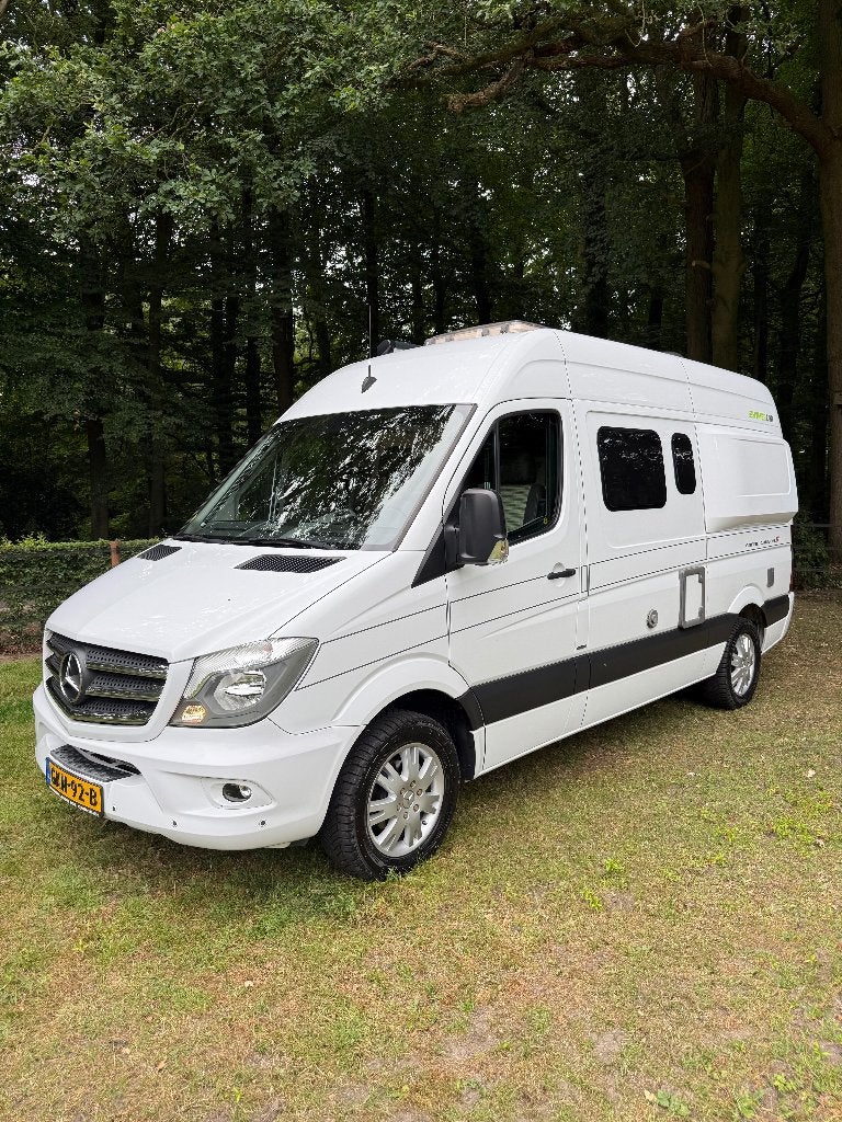 Mercedes-Benz Sprinter Buscamper - Hymer Grand Canyon S600, Caravans en Kamperen, Automaat, Buscamper of Camperbus, Tot en met 2