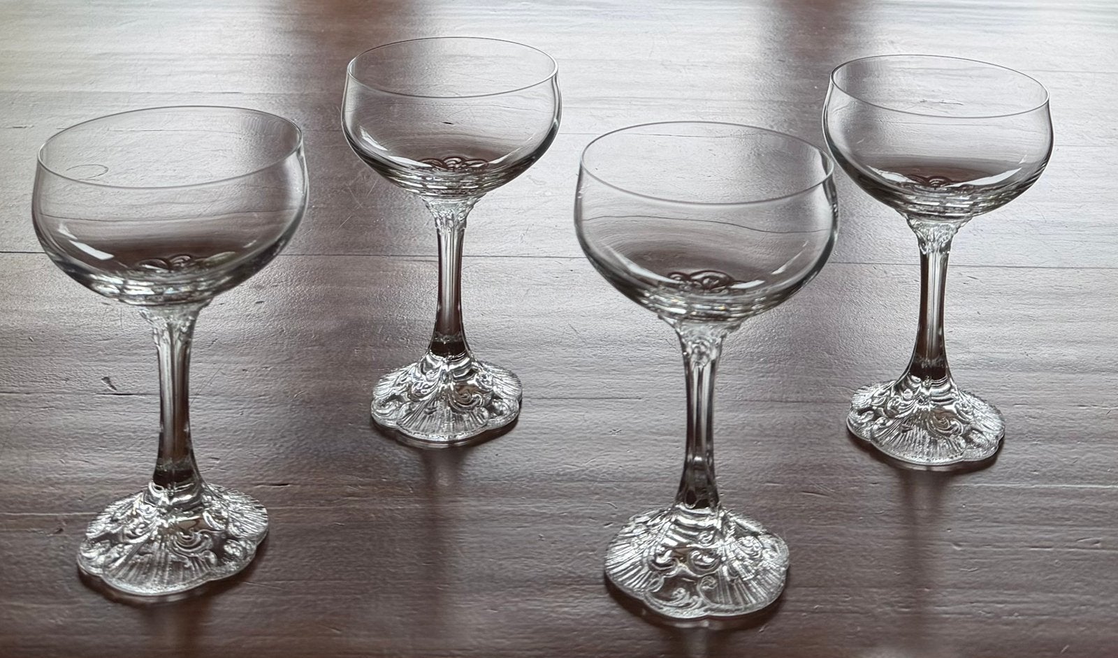 4 Rosenthal Monbijou champagne coupes, Ophalen of Verzenden, Zo goed als nieuw, Overige typen