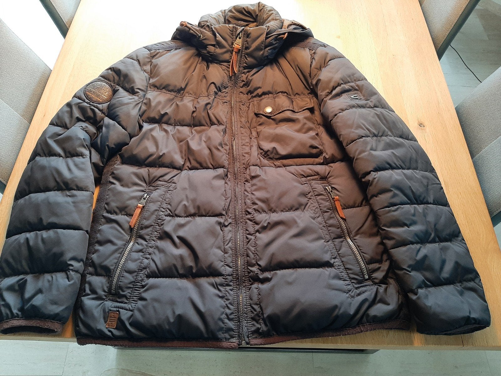 Winterjas heren Camel Active jas maat L, Maat 52/54 (L), Blauw, Ophalen of Verzenden, Gedragen
