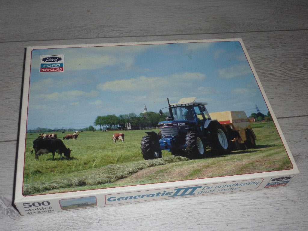 Ford 8210 puzzel 500 stukjes, Ophalen of Verzenden, 500 t/m 1500 stukjes, Gebruikt, Legpuzzel