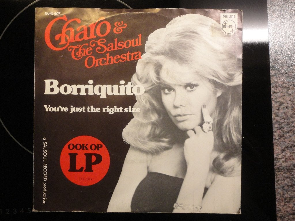 Charo & the Salsoul Orchestra - Borriquito NL 1977 FH, Gebruikt, Fotohoes, 7 inch, Ophalen of Verzenden