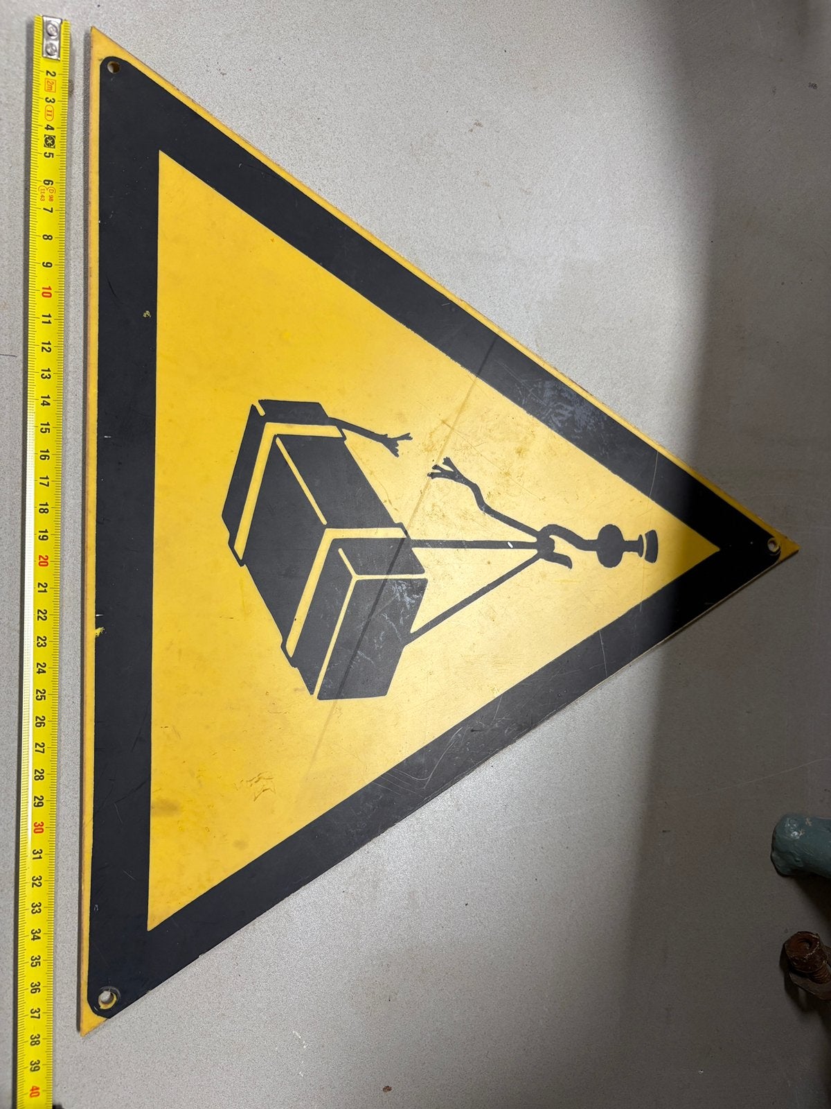 Pas op waarschuwingsbord, Ophalen of Verzenden