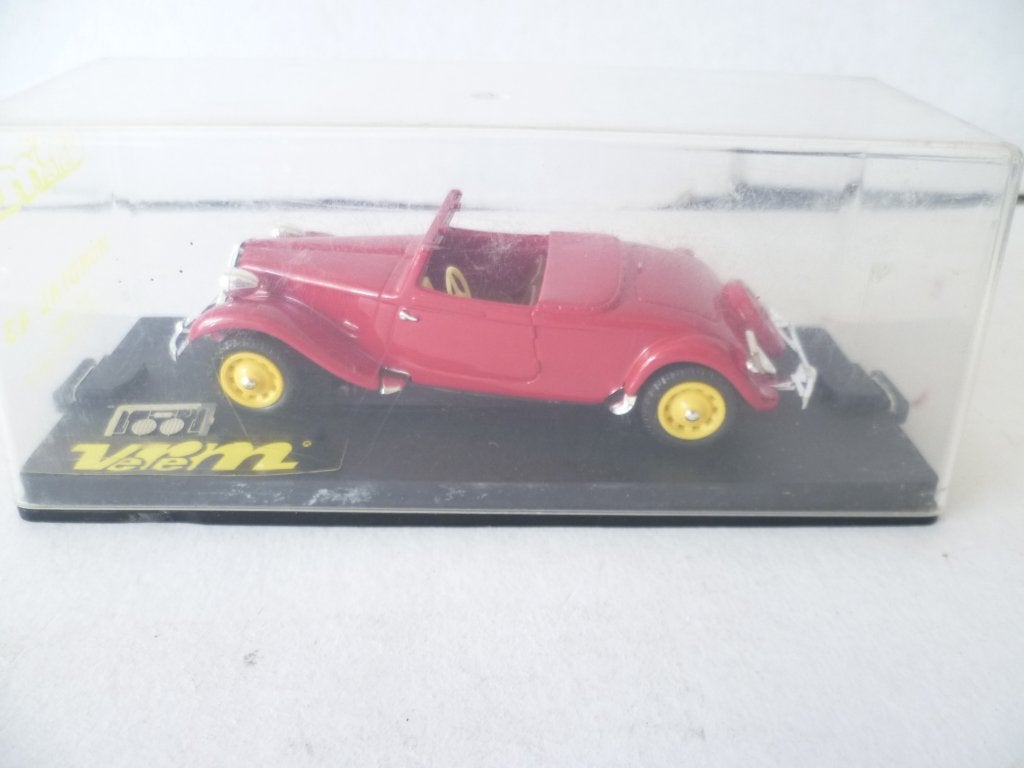 Verem 1001 Citroën Cabriolet kleur rood 1:43 modelauto, Hobby en Vrije tijd, Ophalen of Verzenden, Nieuw, Auto, Overige merken