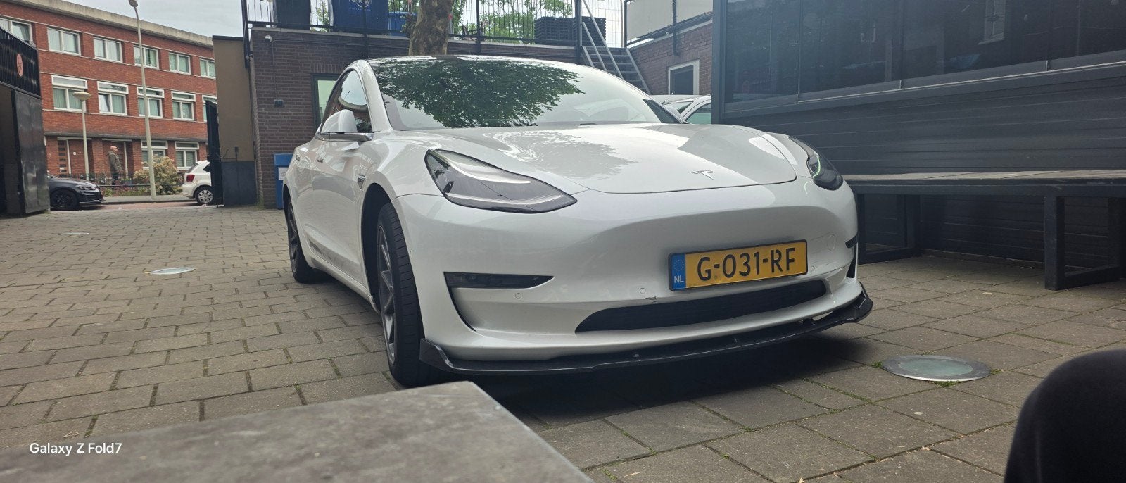 Tesla Model 3 2019 Wit langrange awd., Automaat, 1831 kg, Zwart, Wit