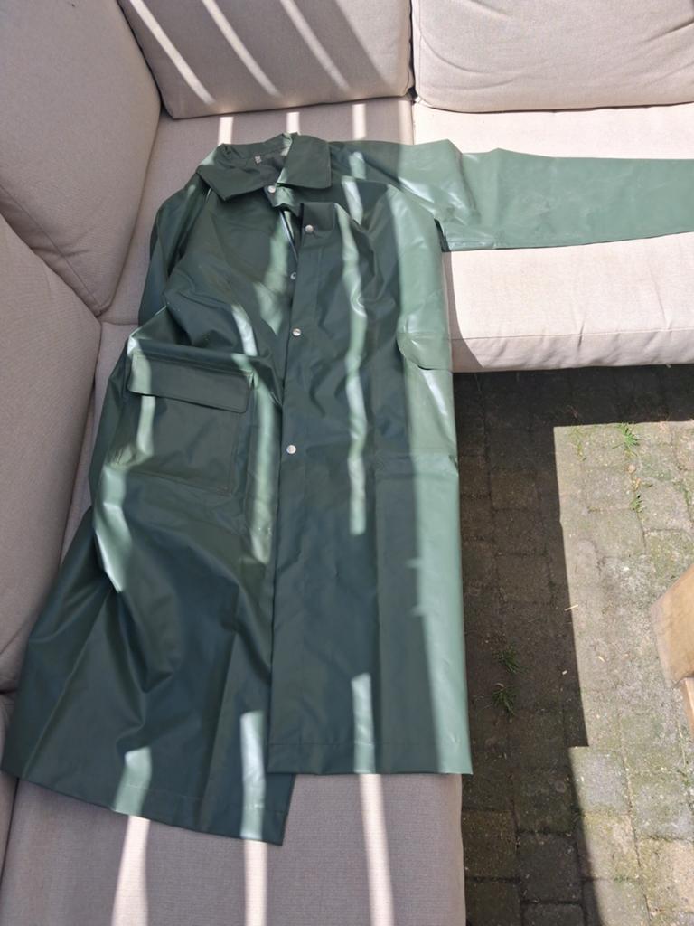 Leger regenjas, Ophalen of Verzenden, Zo goed als nieuw, Maat 56/58 (XL), Groen