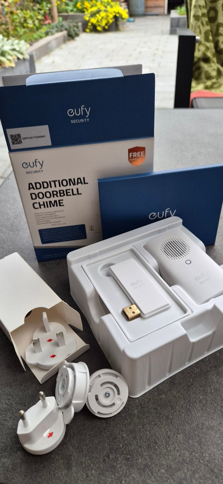 Eufy Security Extra Deurbel Gong - Nieuw in Doos, Overige typen, Nieuw, Ophalen of Verzenden, Overige soorten