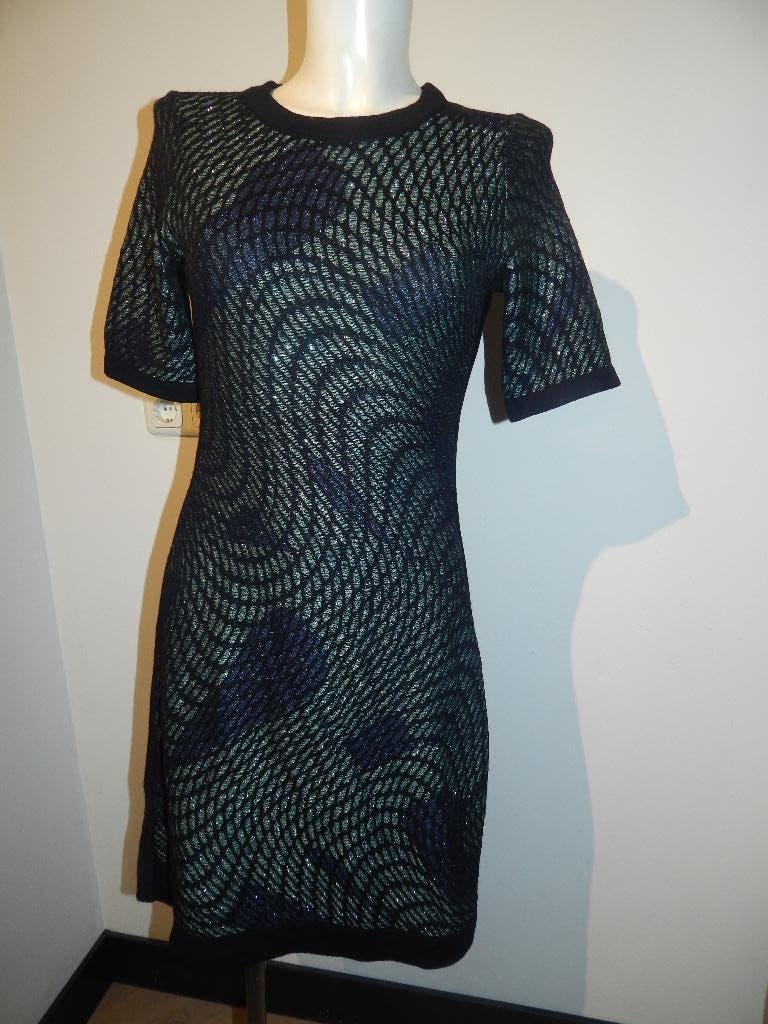 Missoni beeldschone jurk apart motief glinster stof IT 42, Kleding | Dames, Overige kleuren, Verzenden, Zo goed als nieuw, Knielengte