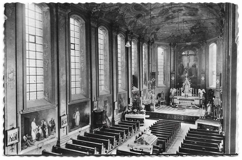 AK Houthem - Parochiekerk St. Gerlach, interieur, Verzenden, 1960 tot 1980, Ongelopen, Limburg