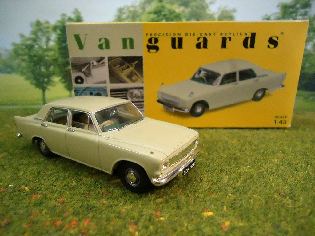 1/43 Ford Zephyr 4 Mk.III - Vanguards V06000 limegroen, Hobby en Vrije tijd, Modelauto's | 1:43, Ophalen of Verzenden, Nieuw, Auto