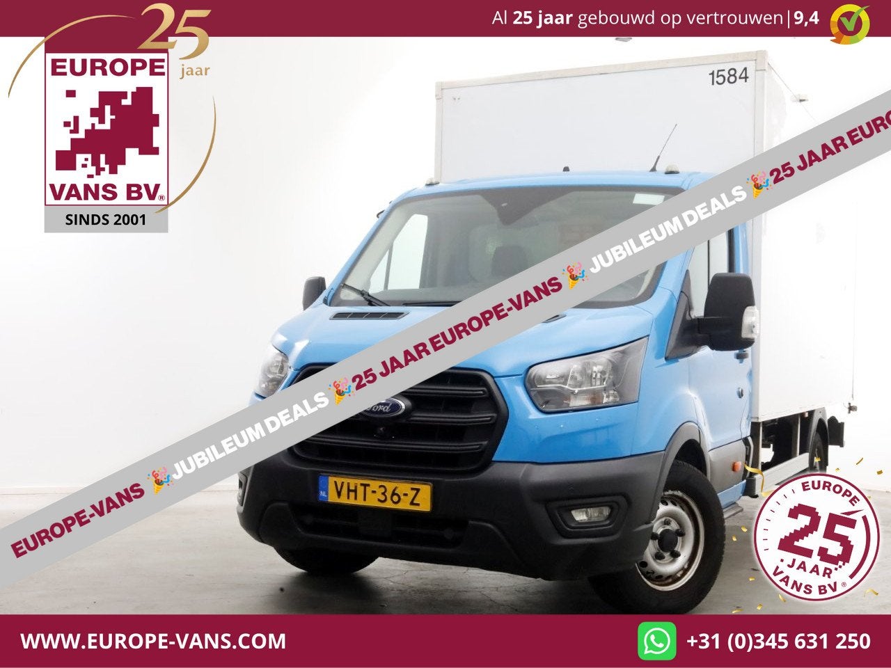Ford Transit 350 2.0 TDCI 130pk E6 Bakwagen met achterdeuren, Voorwielaandrijving, 15 km/l, Euro 6, 4 cilinders