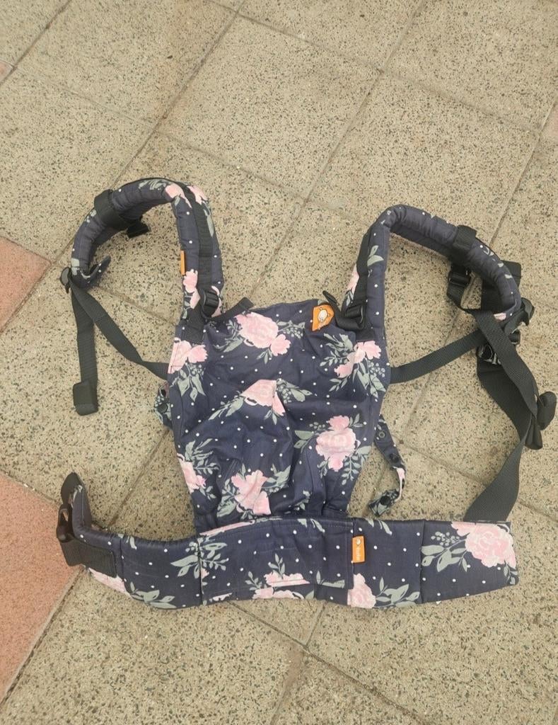 Draagzak Tula met bloemenprint, Kinderen en Baby's, Babydragers en Draagdoeken, Buik of Rug, Zo goed als nieuw, Draagzak, Ophalen