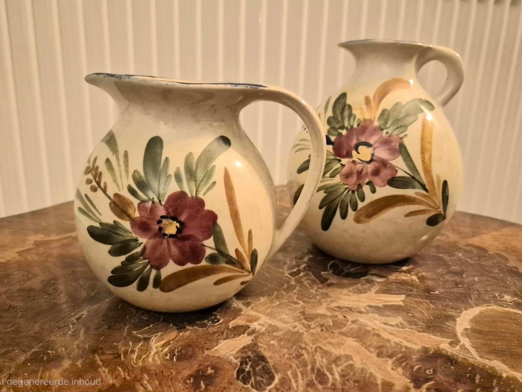 Set van aardewerken kannen - Pottery Huizen, Ophalen of Verzenden