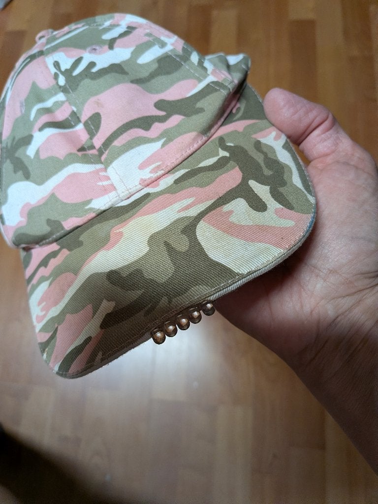dames pet met lampje erin, Ophalen of Verzenden, Zo goed als nieuw, One size fits all, Pet