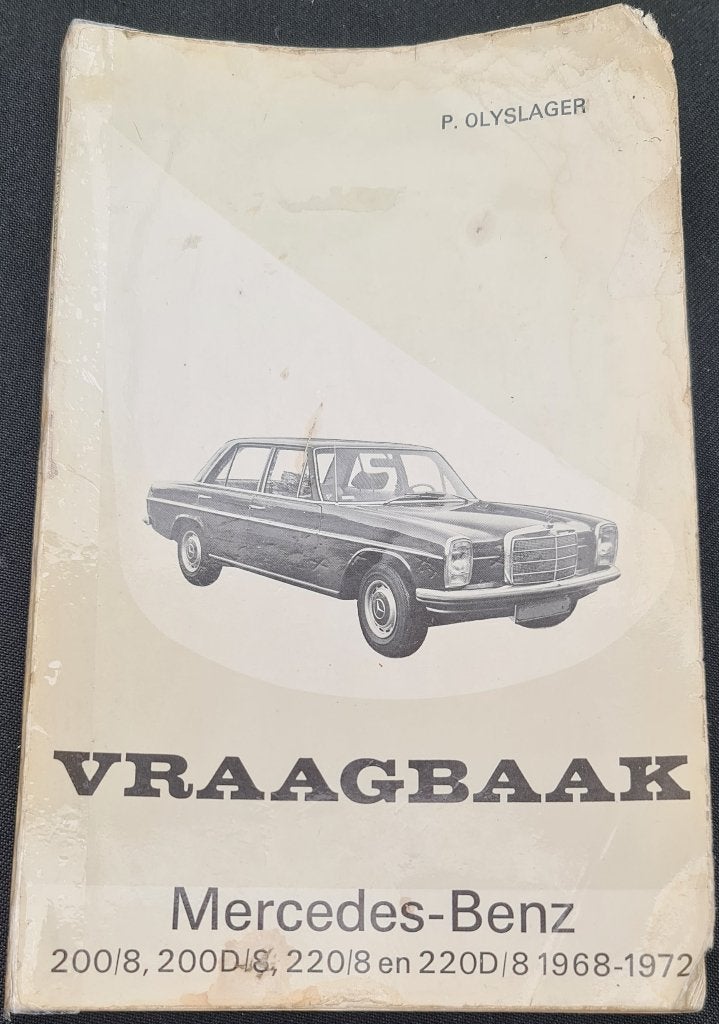 Oldtimer vraagbaak Mercedes 200 ,220  /8   benz & diesel, Ophalen of Verzenden