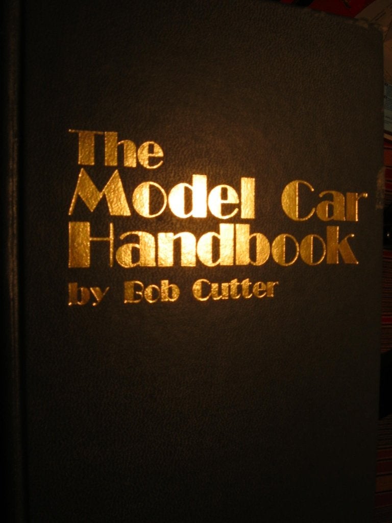 The model car handbook / Bob Cutter Modelauto handboek, Ophalen of Verzenden, Gebruikt, Overige typen