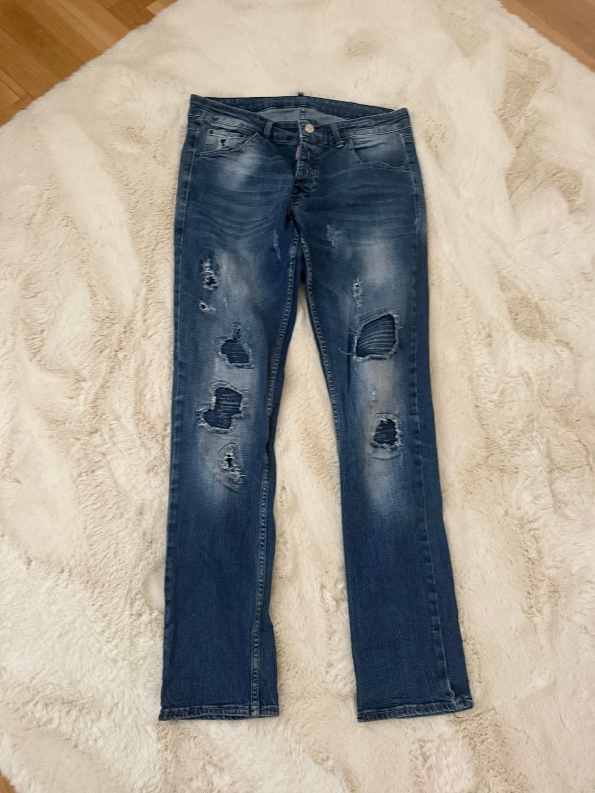Dsquared2 Jeans - Blauw, Maat W34, Ophalen of Verzenden, Zo goed als nieuw, Blauw, W33 - W34 (confectie 48/50)
